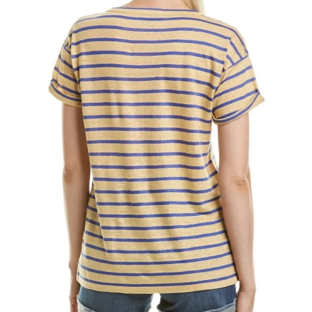 J. Crew Rolled Cuff Henley T-shirt